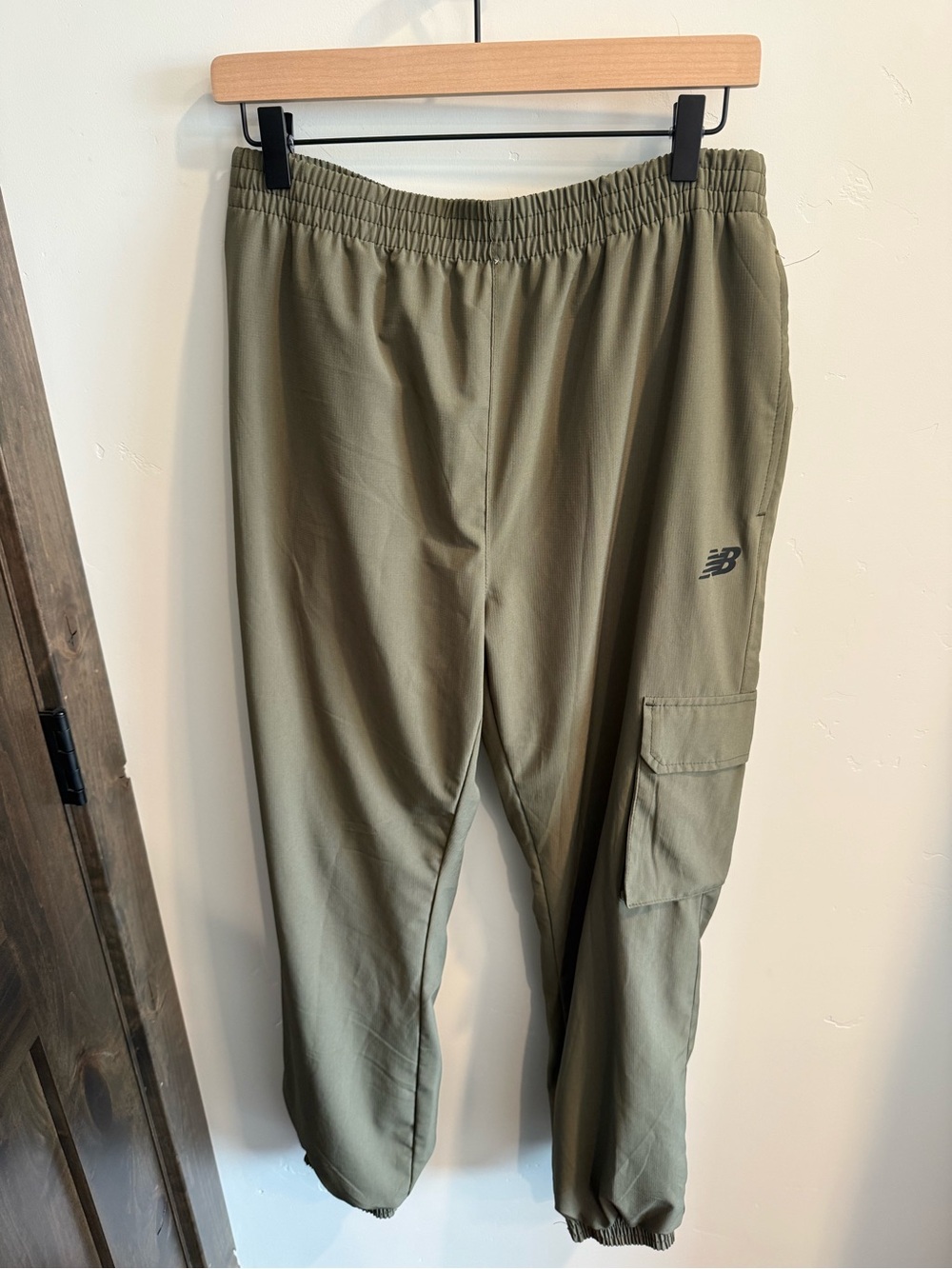 New Balance Olive Green Cargo Joggers